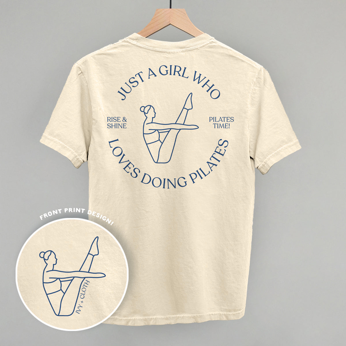 Just A Girl Who Loves Doing Pilates (Back Print)