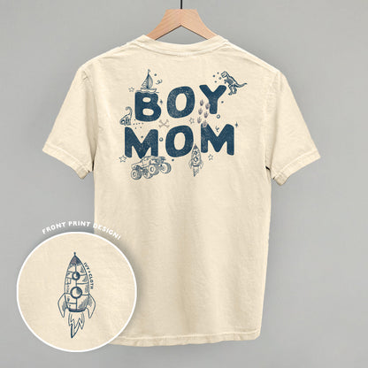 Boy Mom Doodles (Back Print)