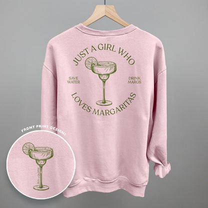 Just A Girl Who Loves Margaritas (Back Print)