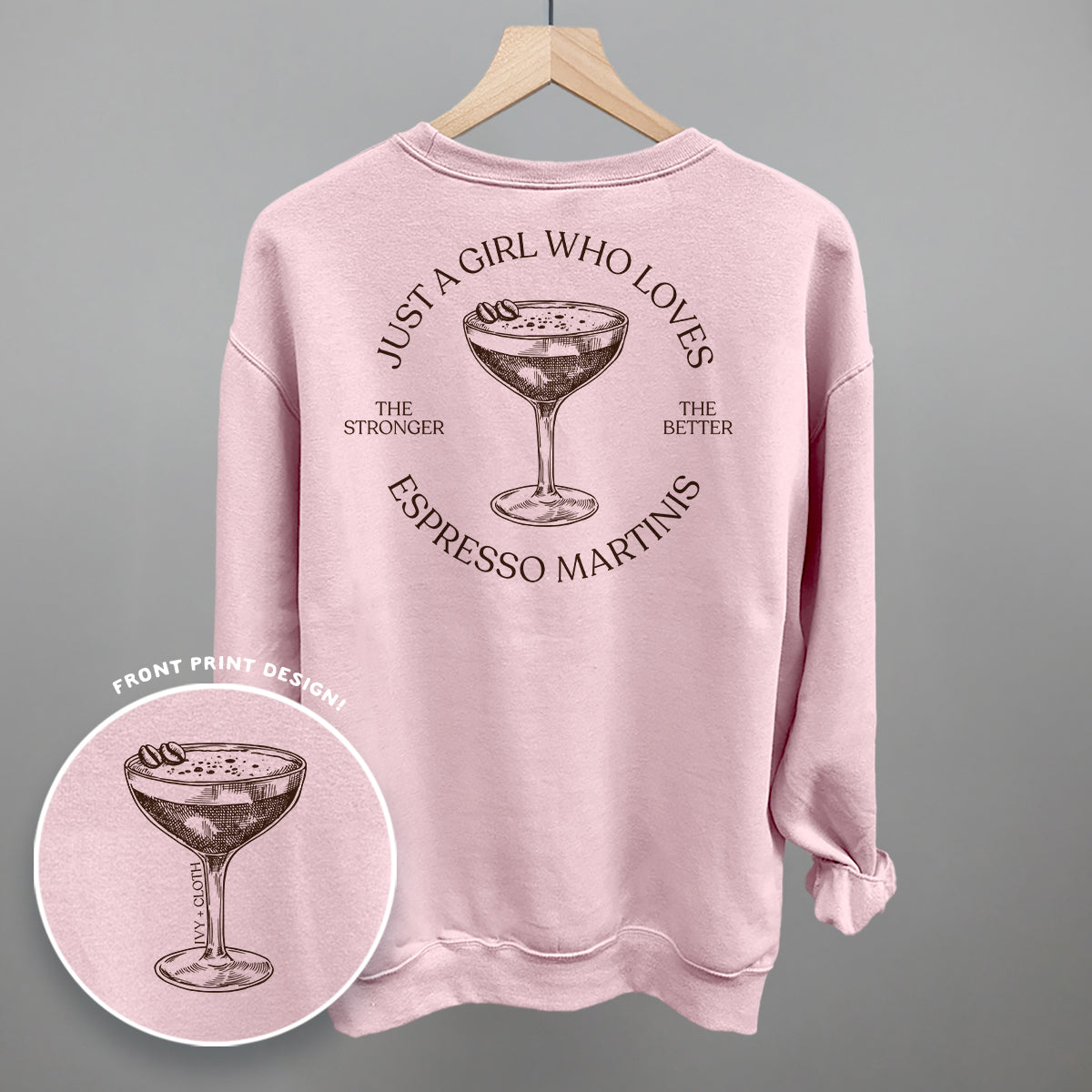 Just A Girl Who Loves Espresso Martinis (Back Print)