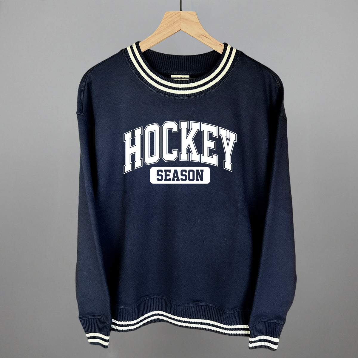 Hockey Season Collegiate Arch (White)