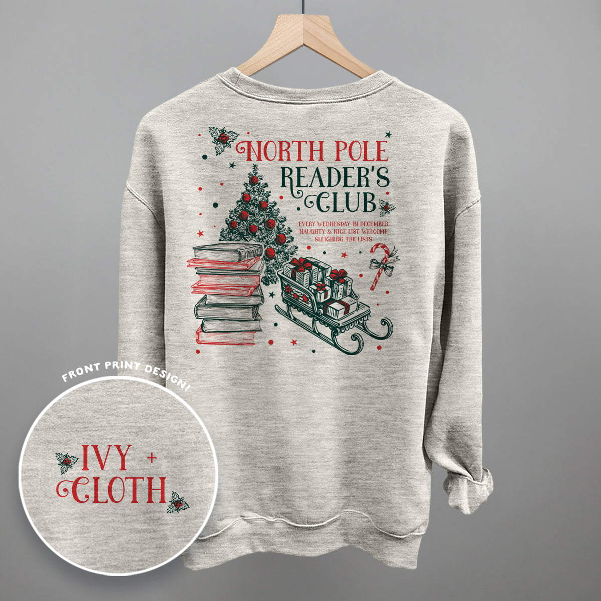 North Pole Reader's Club (Back Print)