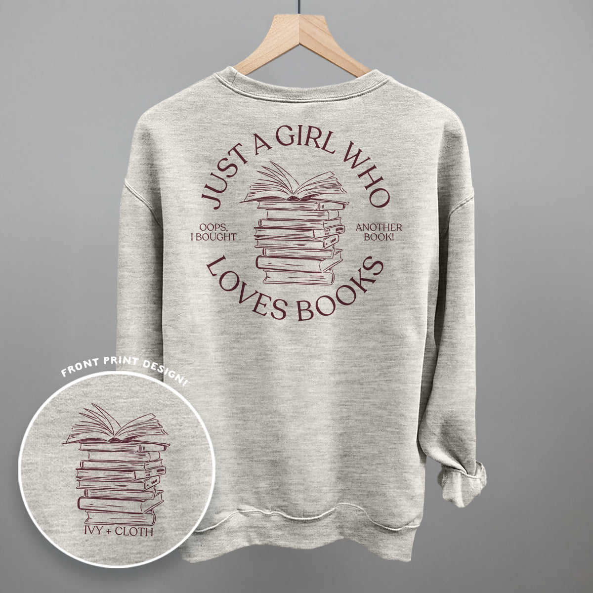 Just A Girl Who Loves Books (Back Print)