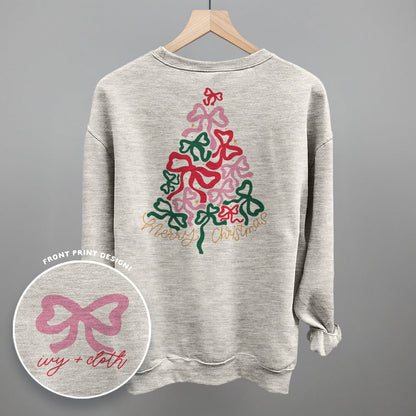 Merry Christmas Bow Tree (Back Print)