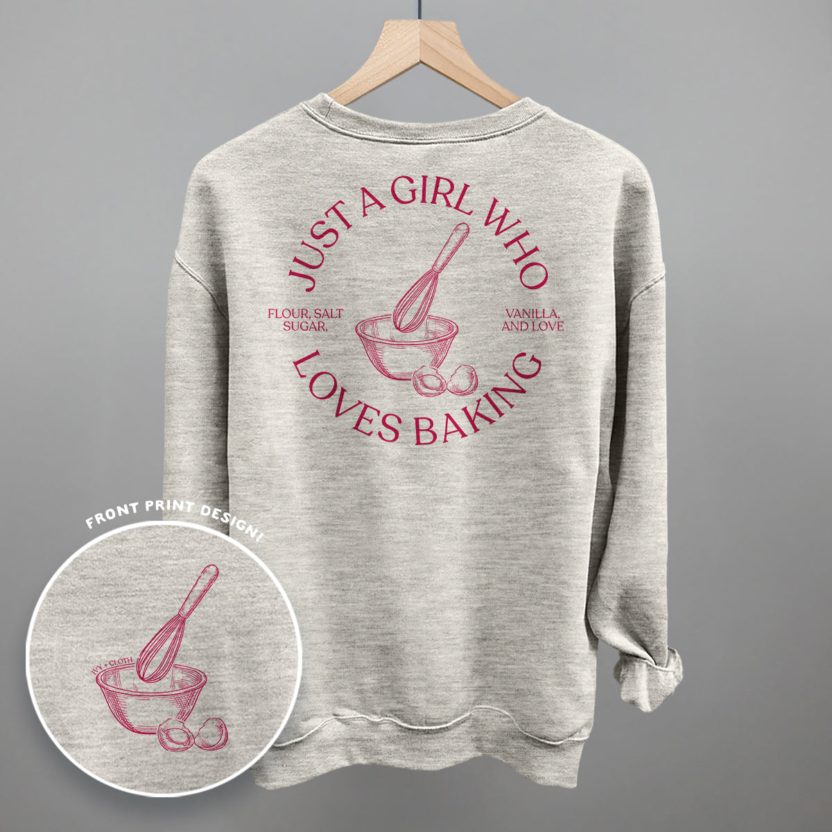 Just A Girl Who Loves Baking (Back Print)