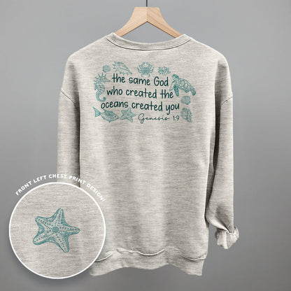 The Same God Who Created Oceans (Back Print)