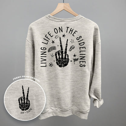 Living Life On The Sidelines Soccer (Back Print)