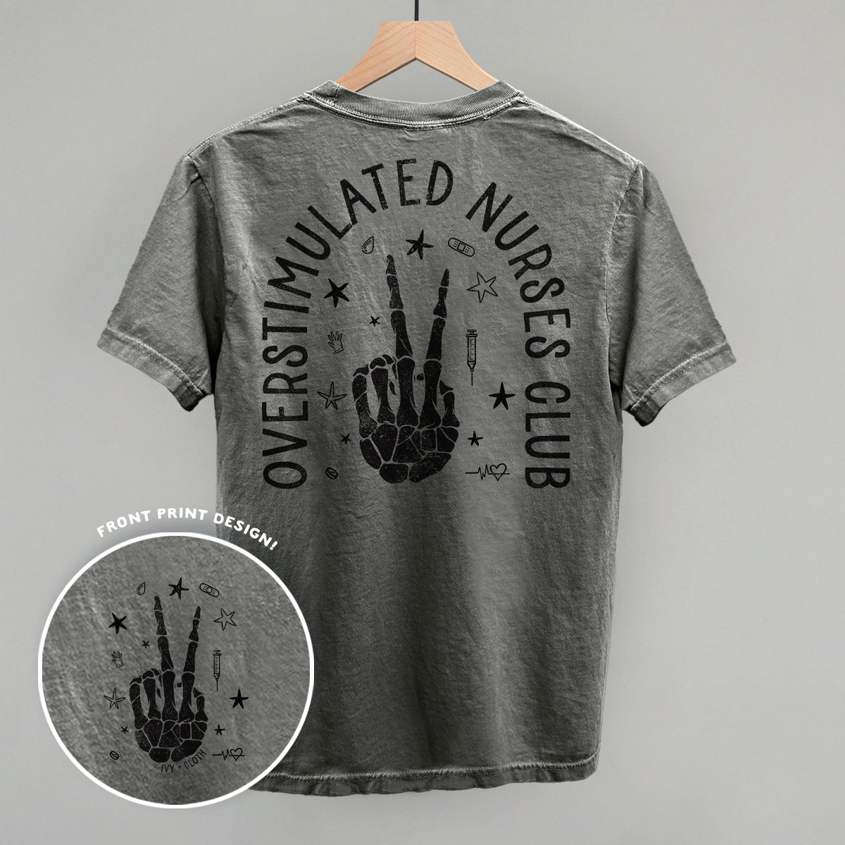 Overstimulated Nurses Club (Back Print)