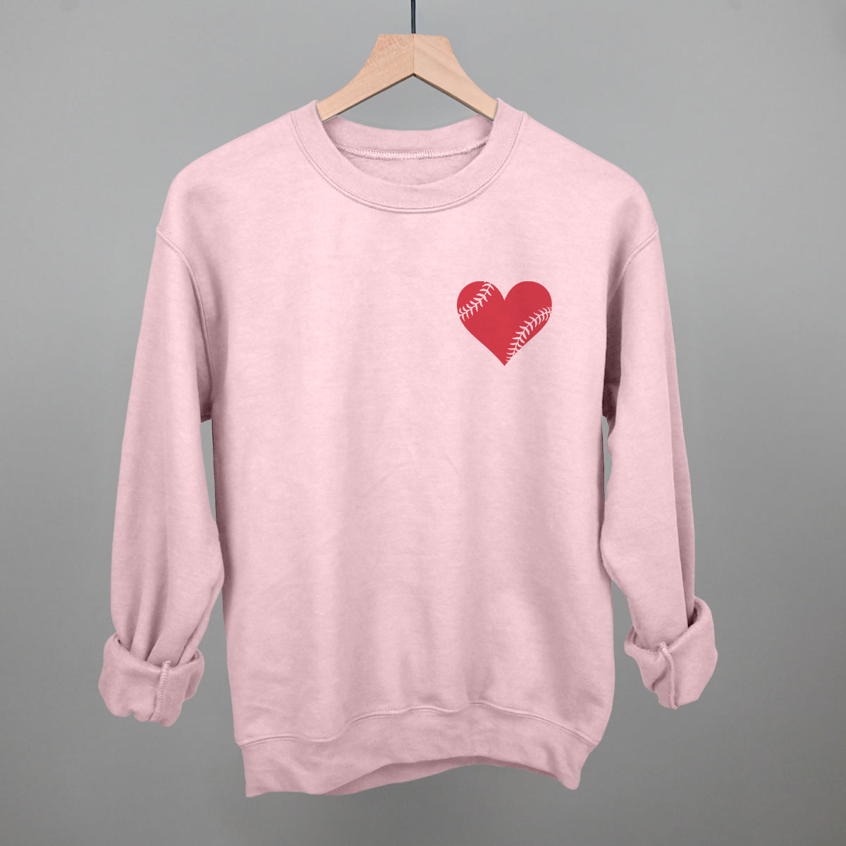 Baseball Heart (Left Chest)