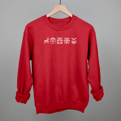 Holiday Icons Sweater Font