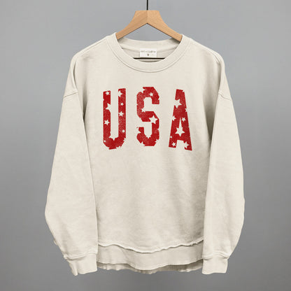 USA Distressed Stars