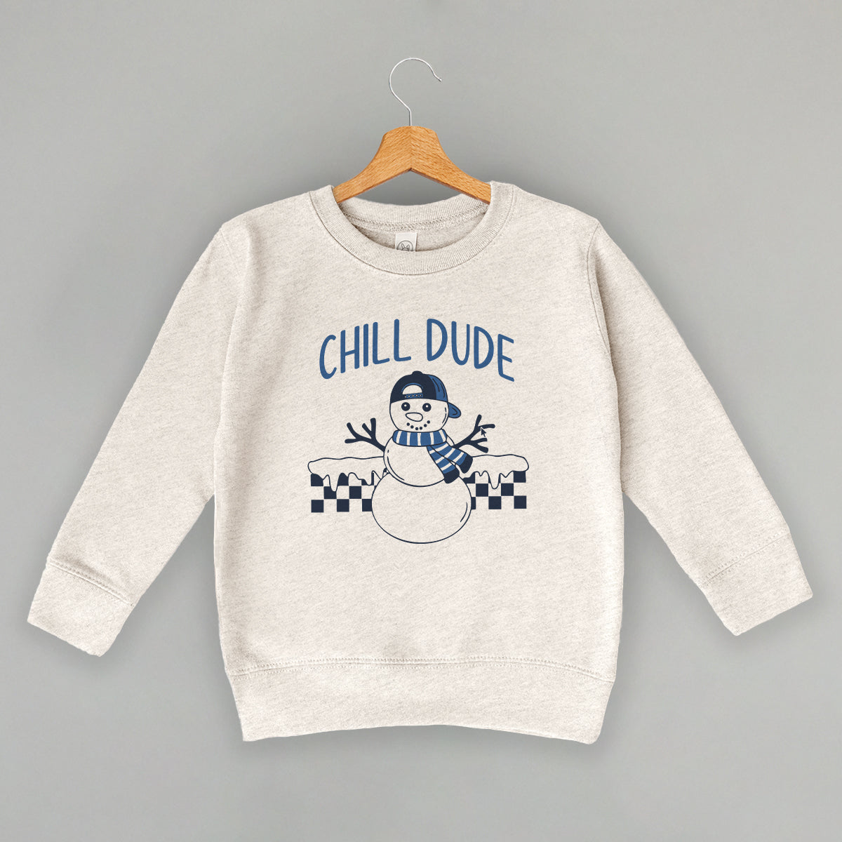 Chill Dude Snowman Doodle (Kids)