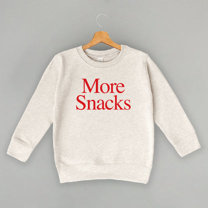 More Snacks Text (Kids)