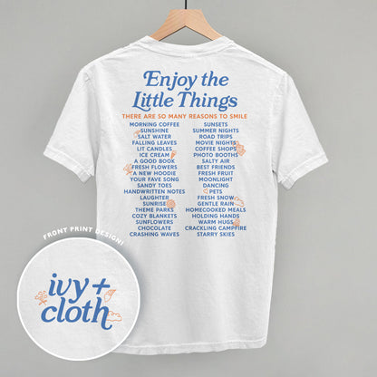 Enjoy The Little Things List (Back Print)