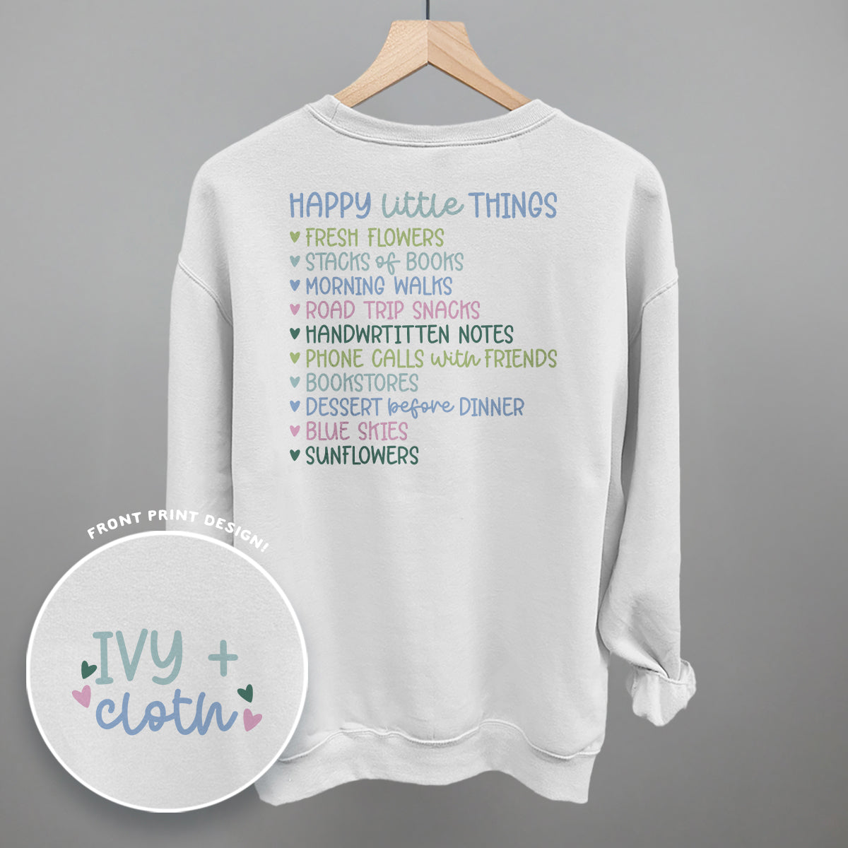 Happy Little Things List (Back Print)