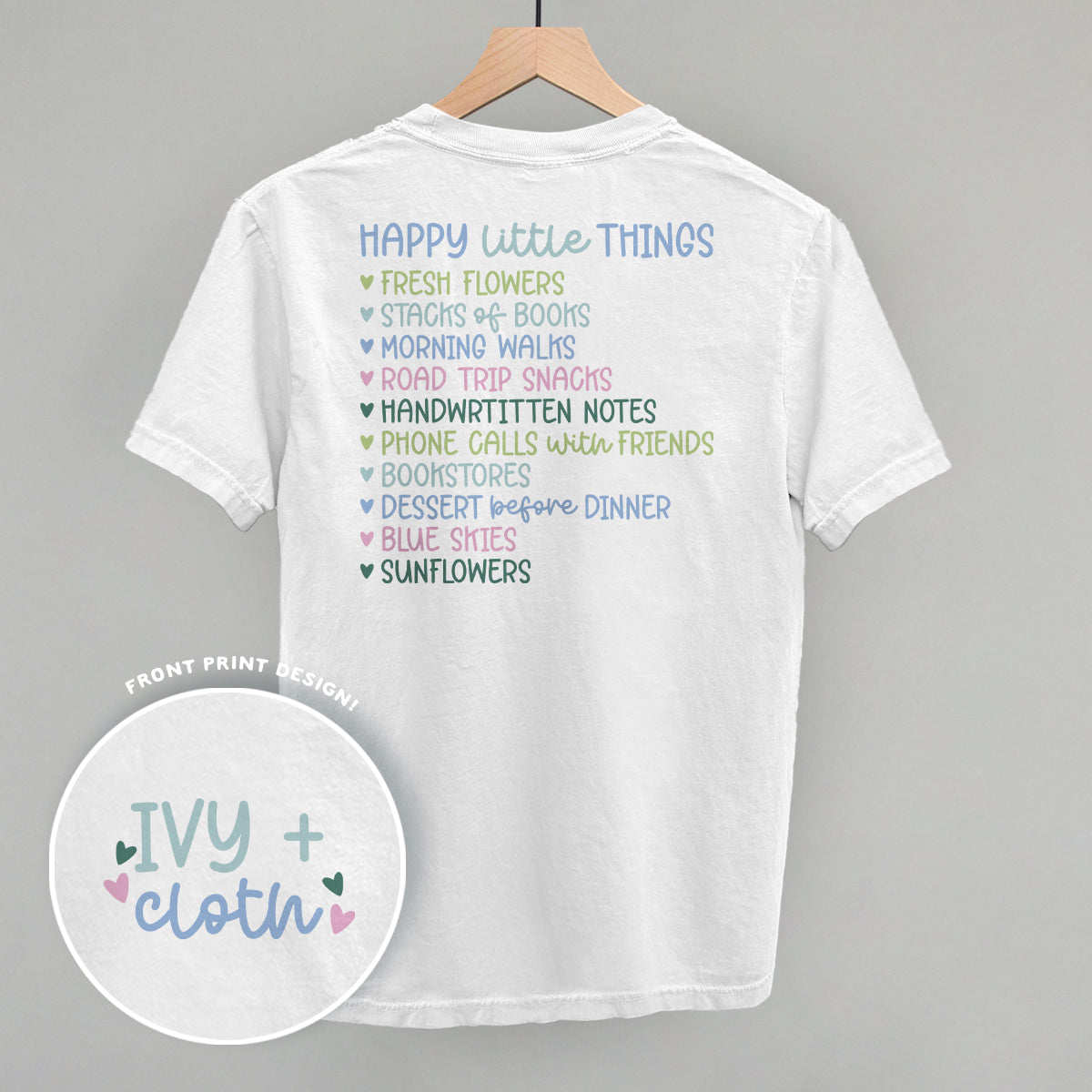 Happy Little Things List (Back Print)