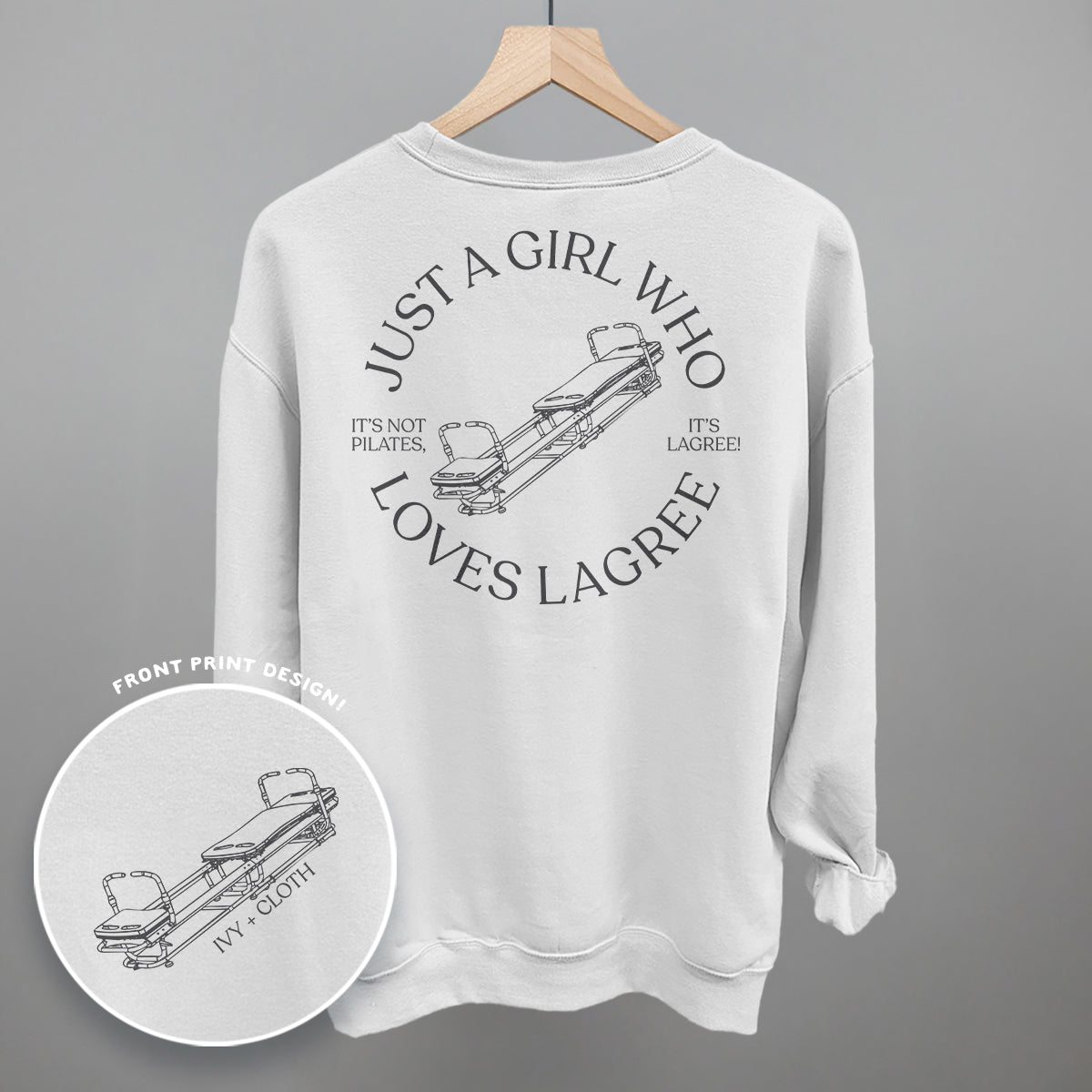 Just A Girl Who Loves Lagree (Back Print)