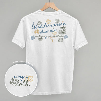 Mediterranean Summer Doodles (Back Print)