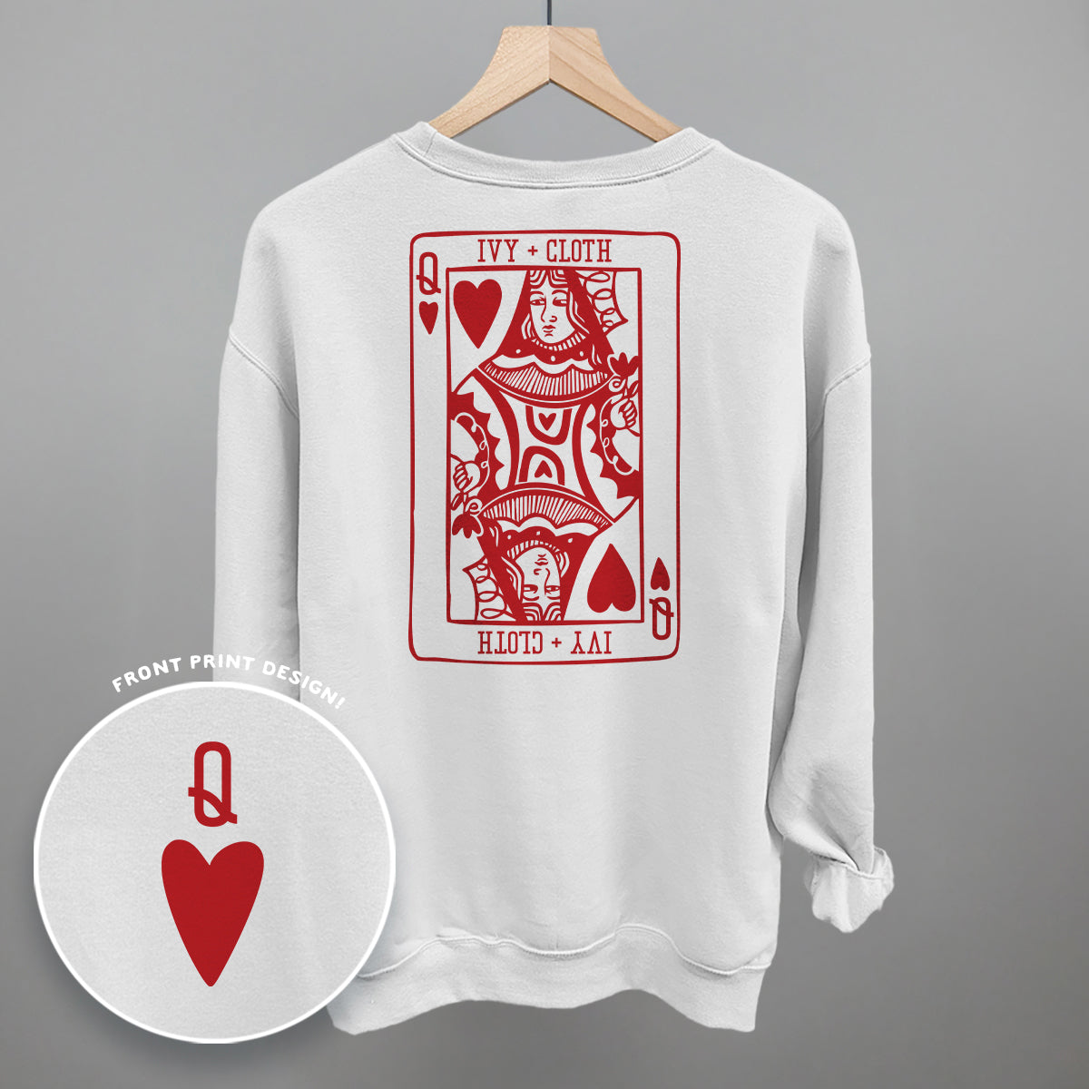 Queen Of Hearts (Back Print)