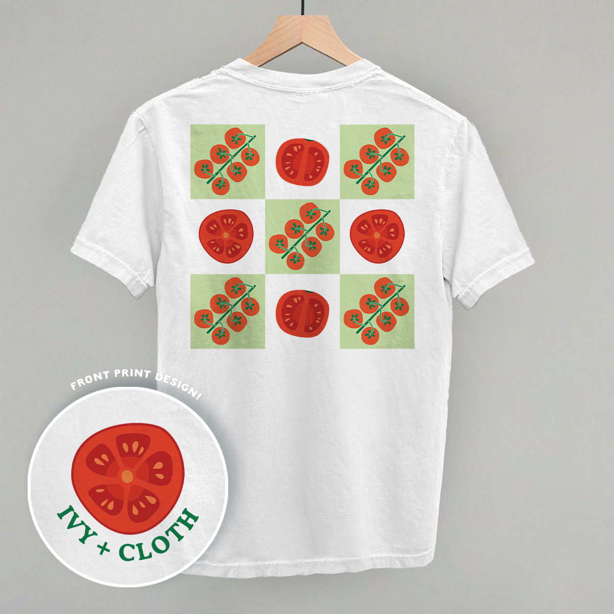 Tomato Grid Doodles (Back Print)