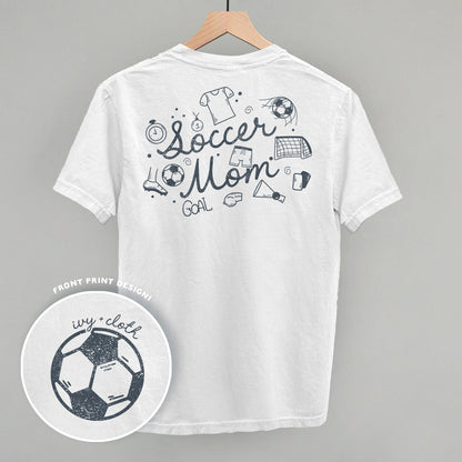 Soccer Mom (Script + Doodles) (Back Print)