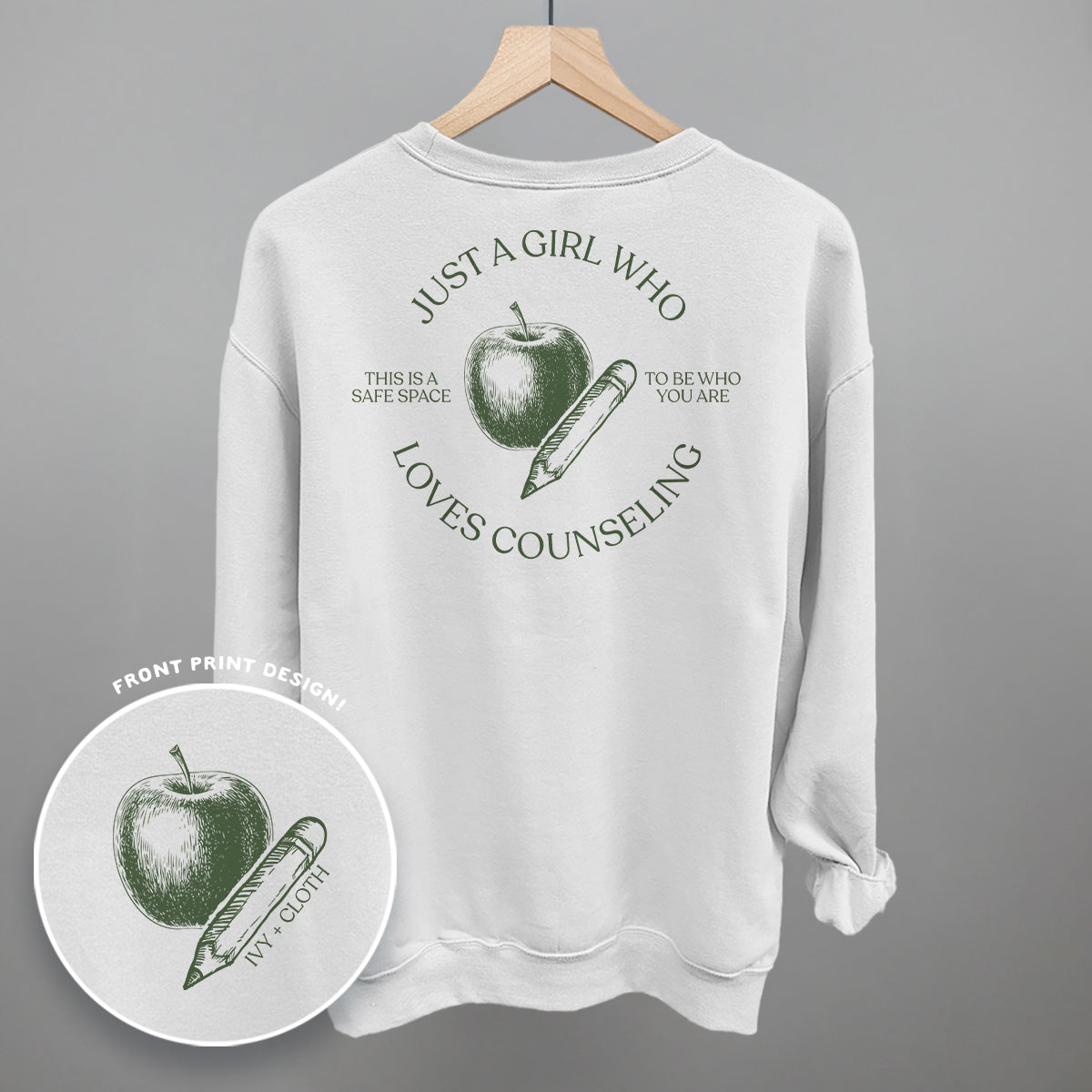 Just A Girl Who Loves Counseling (Back Print)