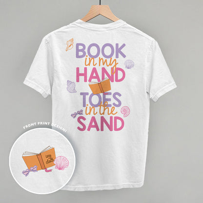 Book In My Hand, Toes In The Sand (Back Print)