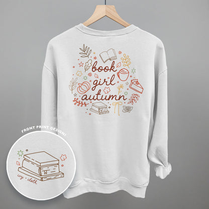 Book Girl Autumn (Back Print)