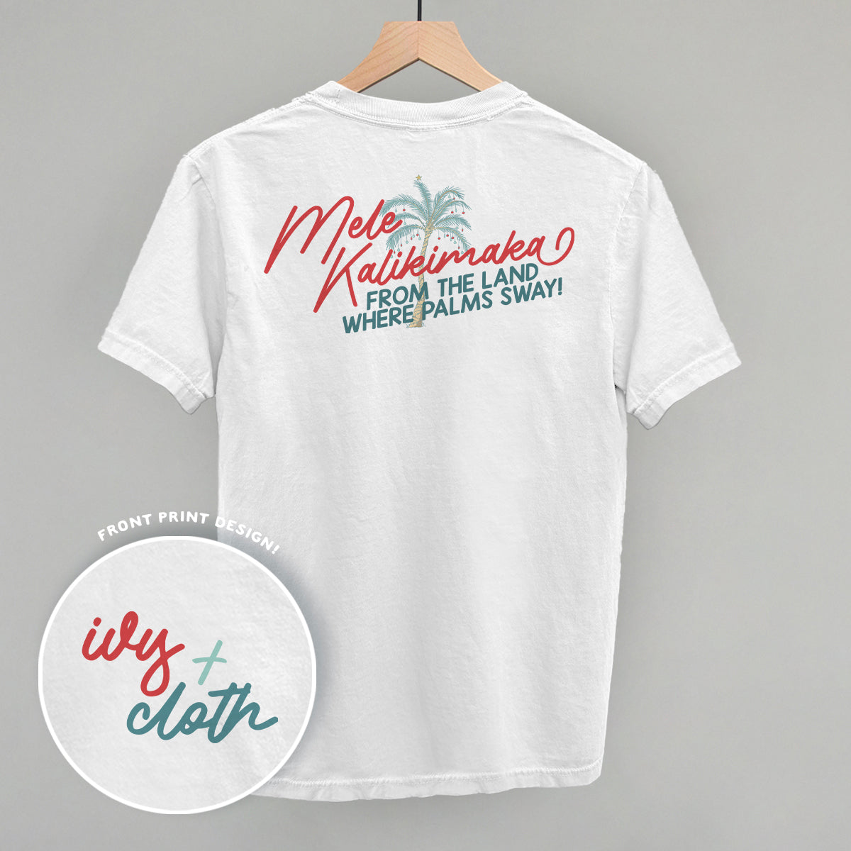 Mele Kalikimaka (Back Print)