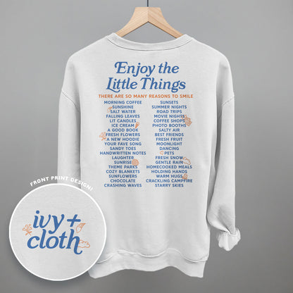 Enjoy The Little Things List (Back Print)
