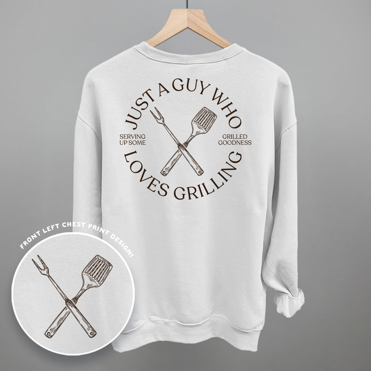 Just A Guy Who Loves Grilling (Back Print)