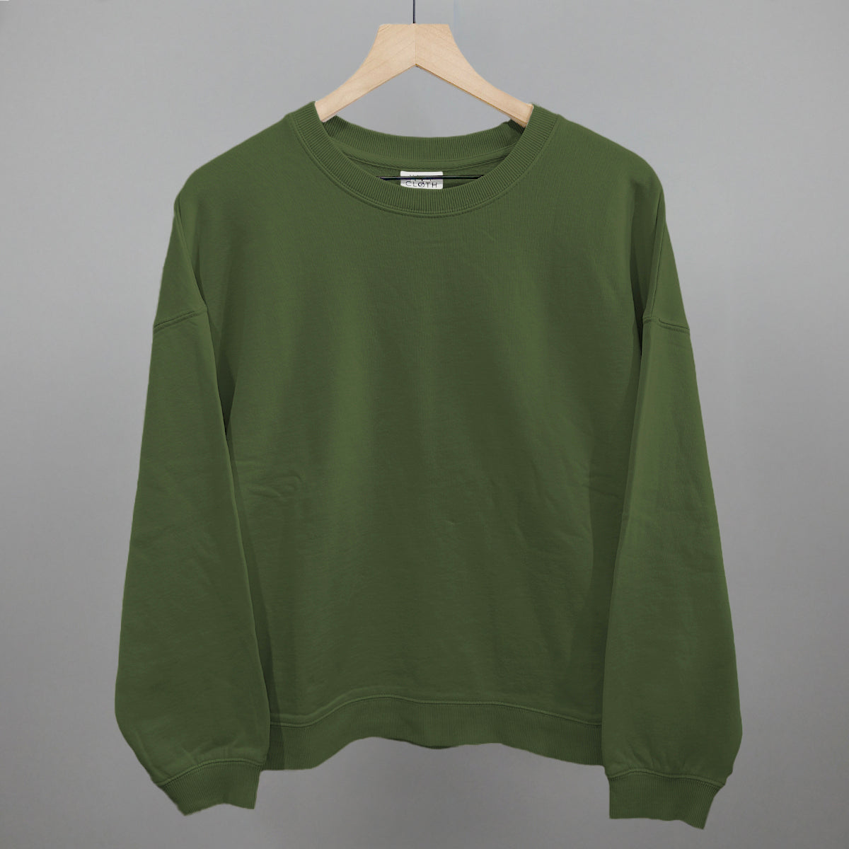 Moss Oversized Boxy Crew