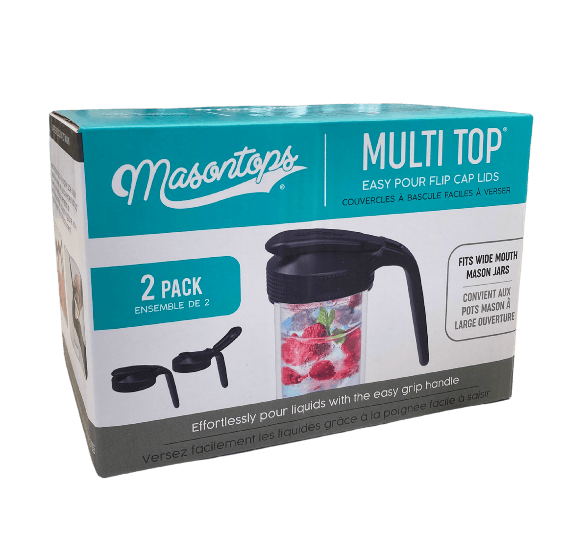 Pitcher Lids with Handles, Multi Top, 2 Pack
