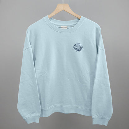 Speckled Seashell (Navy Blue) (Left Chest)