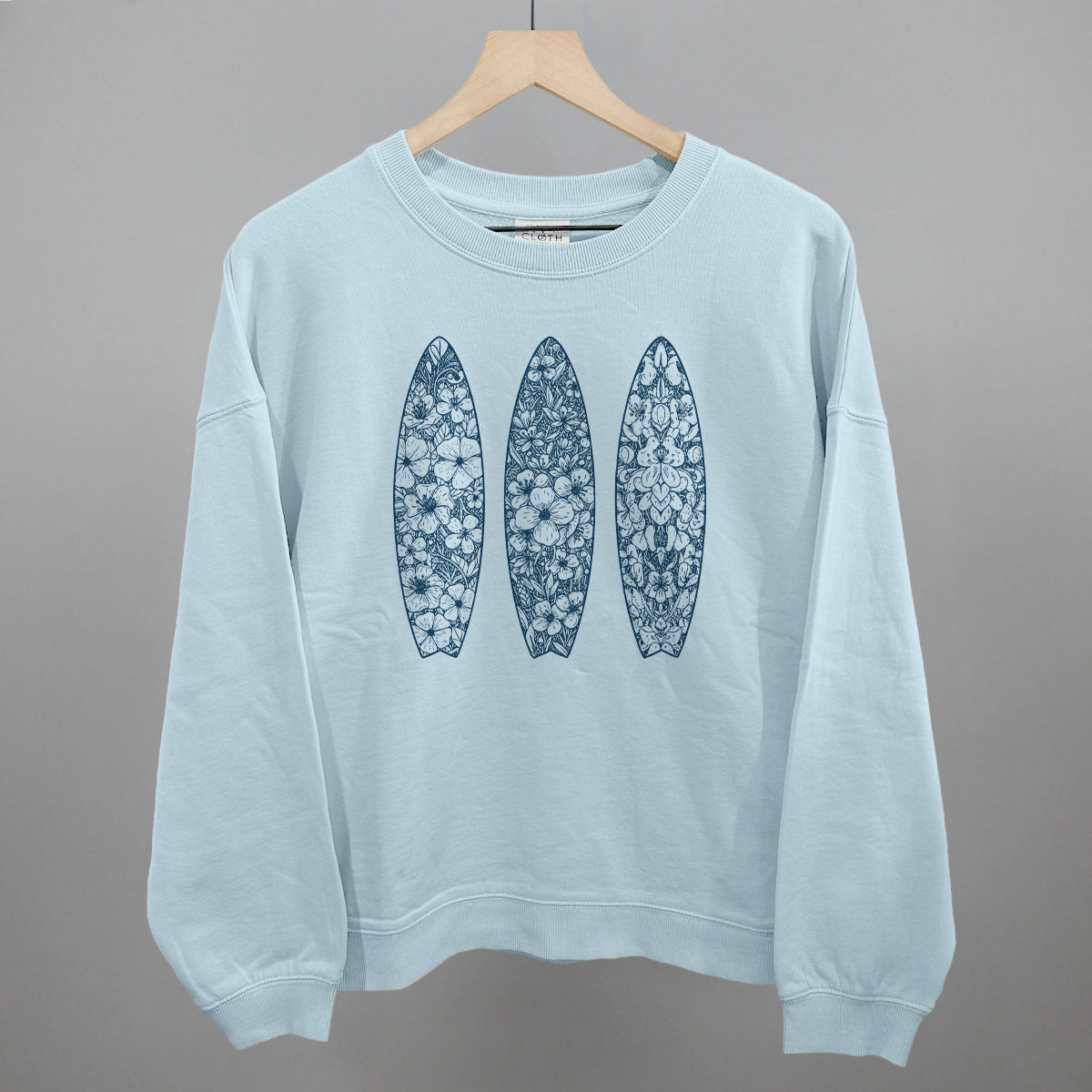 Blue Floral Surfboards