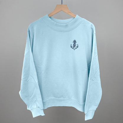 Anchor Doodle (Navy Blue) (Left Chest)