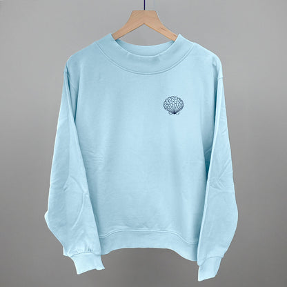 Speckled Seashell (Navy Blue) (Left Chest)