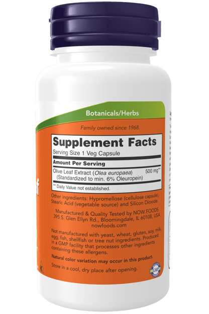Olive Leaf Extract 500mg