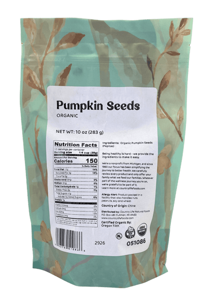 Pepitas (Pumpkin Seeds), Organic