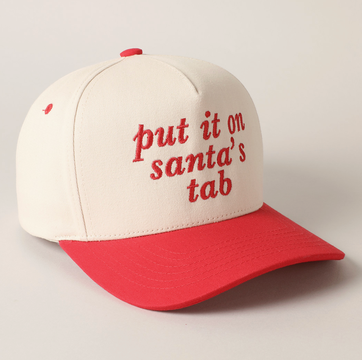 Put It On Santa's Tab Trucker Hat