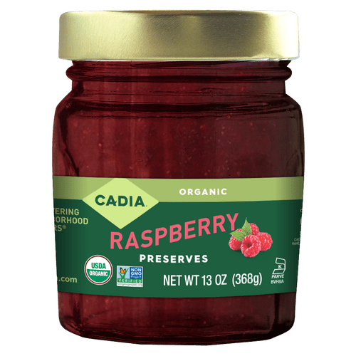 Raspberry Preserves, Organic, Cadia