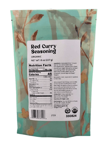 Red Curry Seasoning, Organic