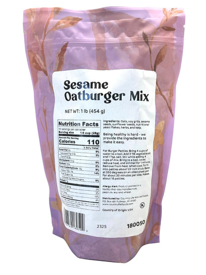 Sesame Oatburger Mix