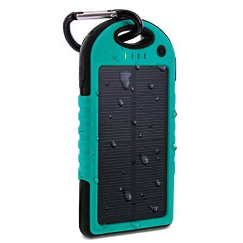 Aduro Powerup Solar 6,000 mAh Portable Backup Battery