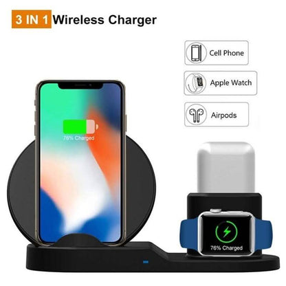 AirDock 3-in-1 Wireless Power Charging Station