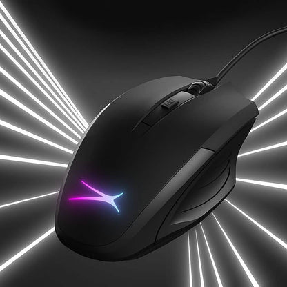 Altec Lansing - GM100 E-Sports Wired Laser Gaming Mouse with RGB Lighting