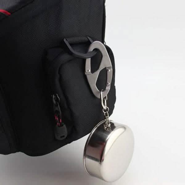 Aluminum Alloy Key Chain Ring Hook Holder Outdoor Calabash Keychain Camping