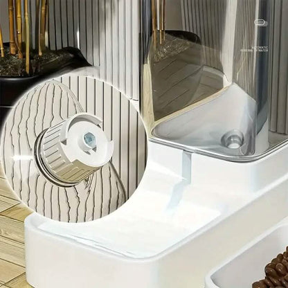 Automatic Cat Feeder and Water Dispenser Set