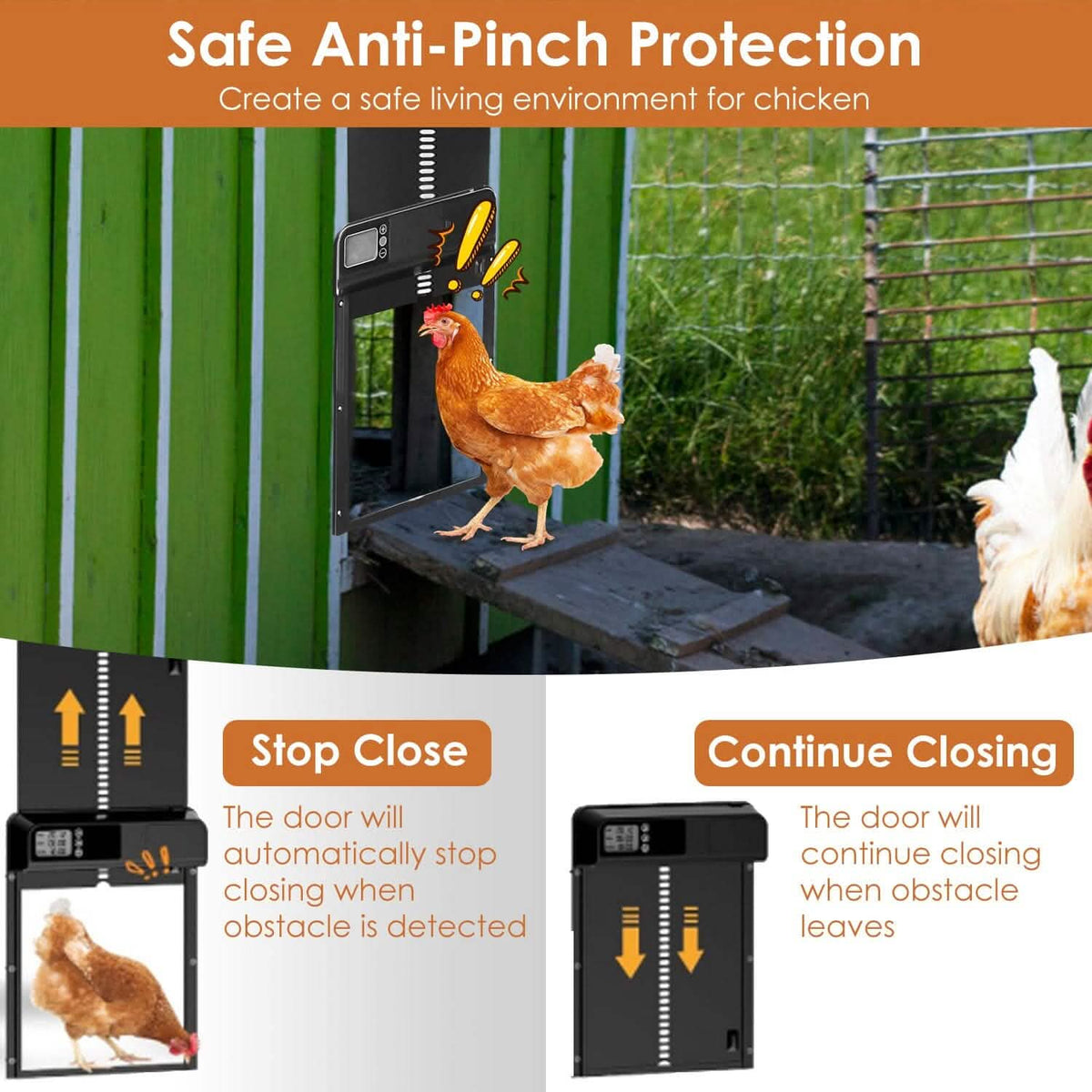 Automatic Chicken Coop Door with Timer Setting