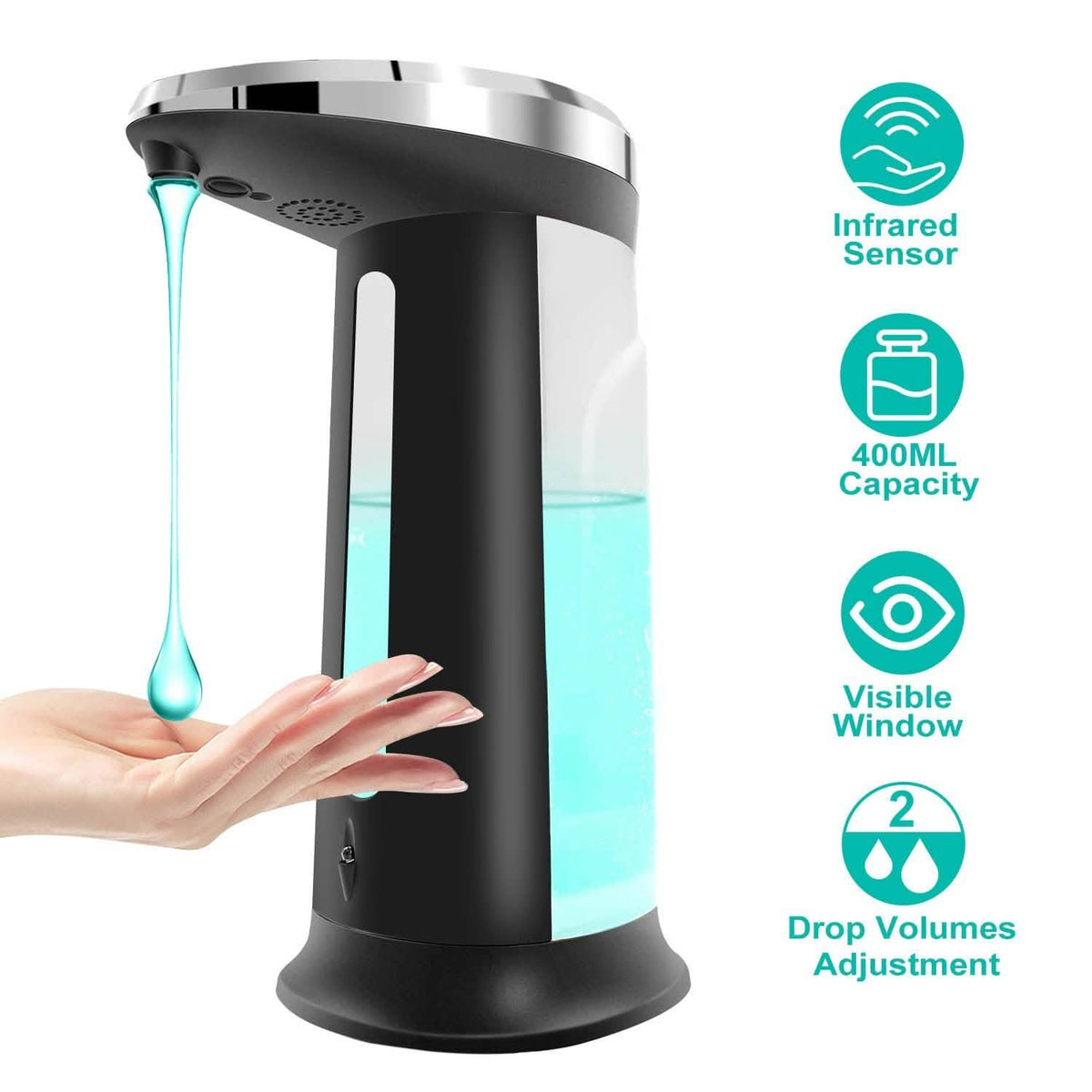 Automatic Soap Dispenser 400 ML/16.9 Oz